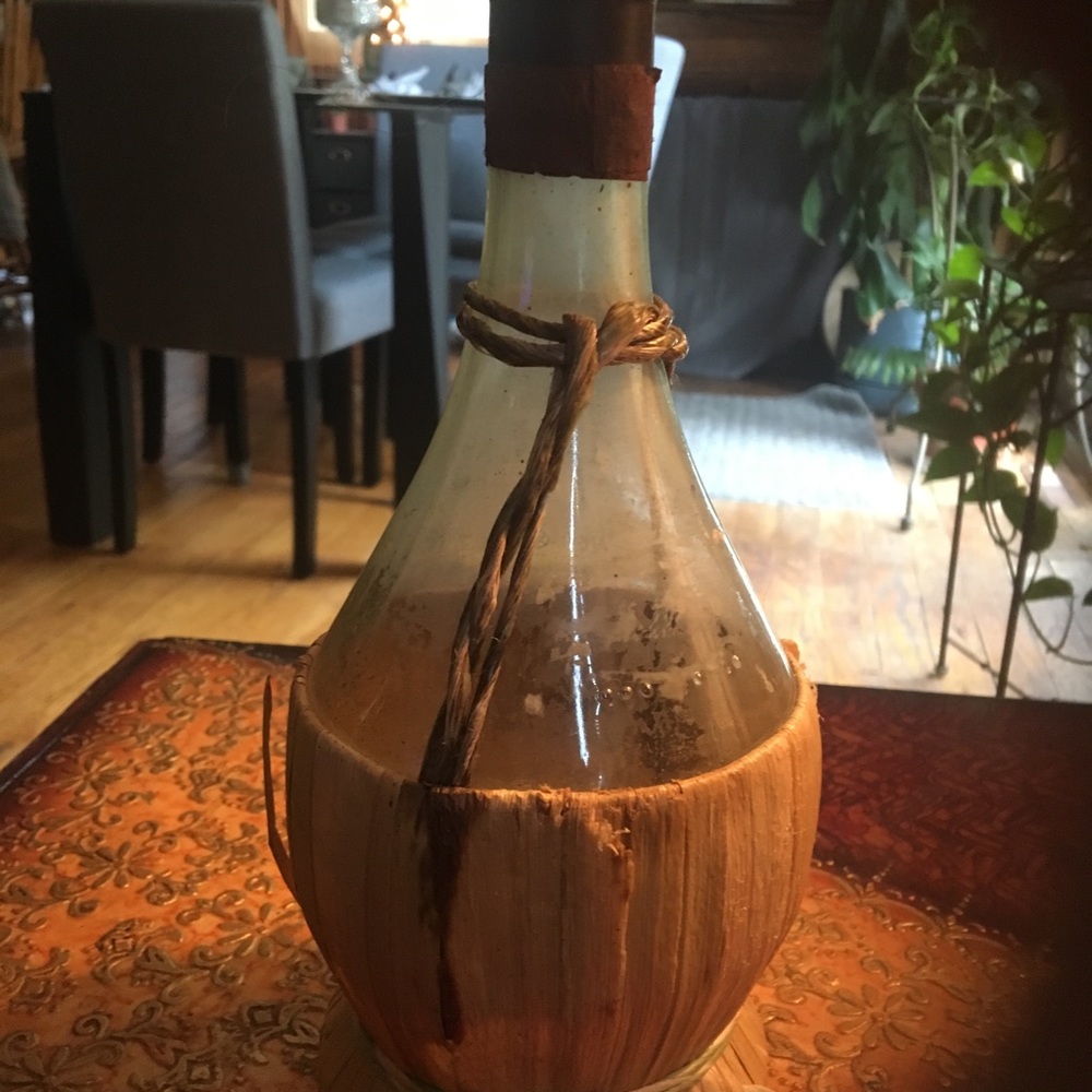 Vintage wine bottle